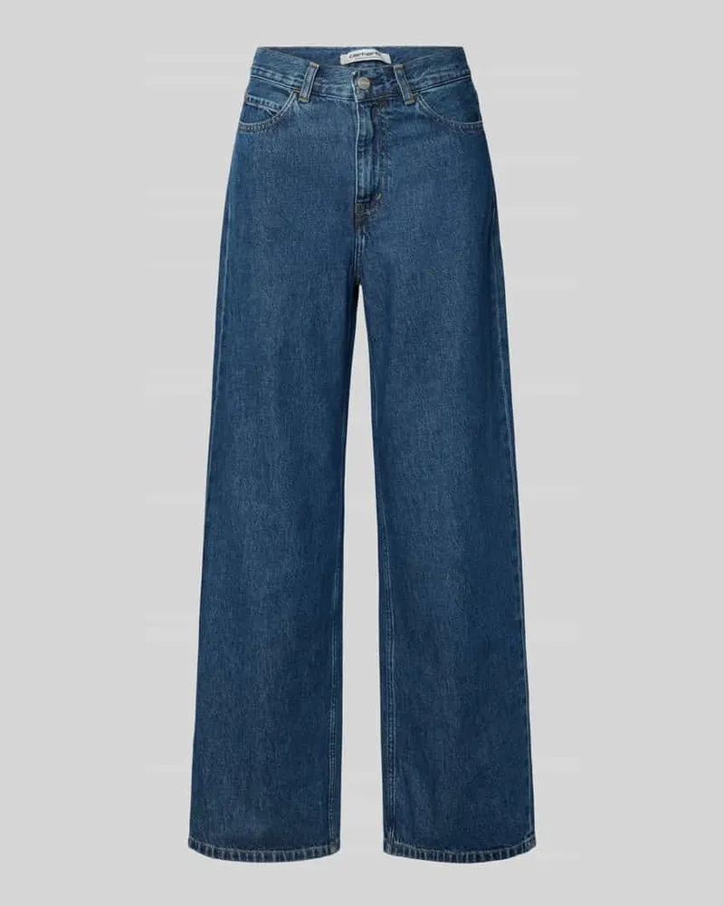 Carhartt WIP Wide Fit Jeans im 5-Pocket-Design Modell 'Jane Blau