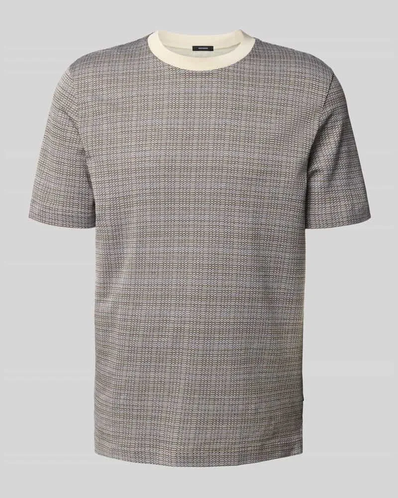 HUGO BOSS Regular Fit T-Shirt aus reiner Baumwolle Modell 'TAUT Offwhite
