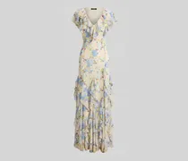 Abendkleid mit Volants
