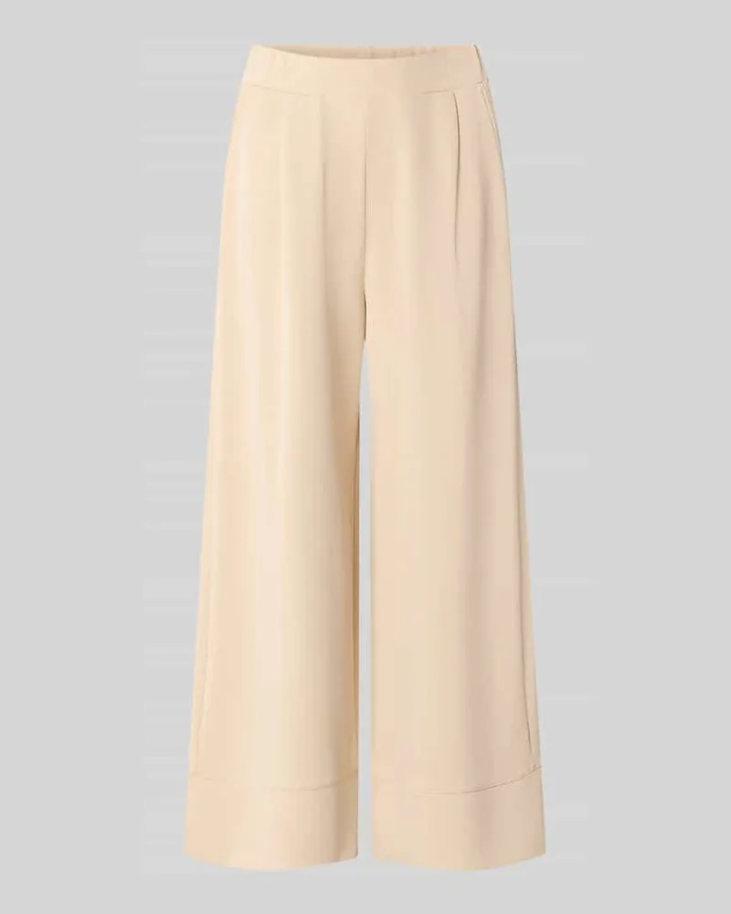 Rich&Royal Wide Leg Sweatpants aus Modal-Mix Beige