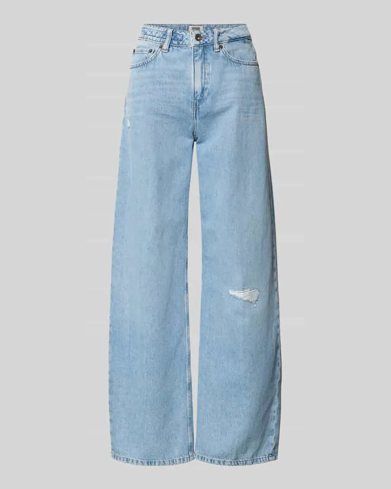 Drykorn Relaxed Fit Jeans im Used-Look Modell 'MEDLEY Hellblau