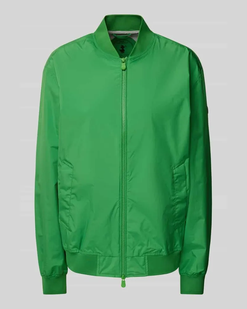 Save The Duck Bomberjacke mit Zweiwege-Reißverschluss Modell 'OLEN Gruen