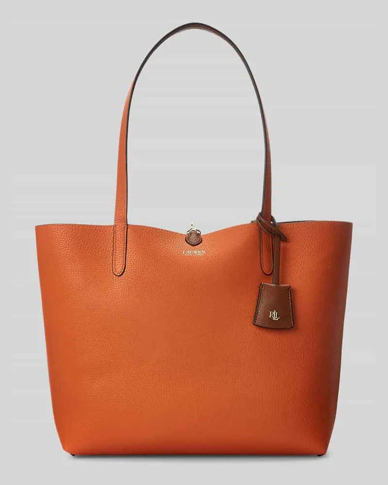 Ralph Lauren Shopper mit Wendeoption und Minibag Cognac