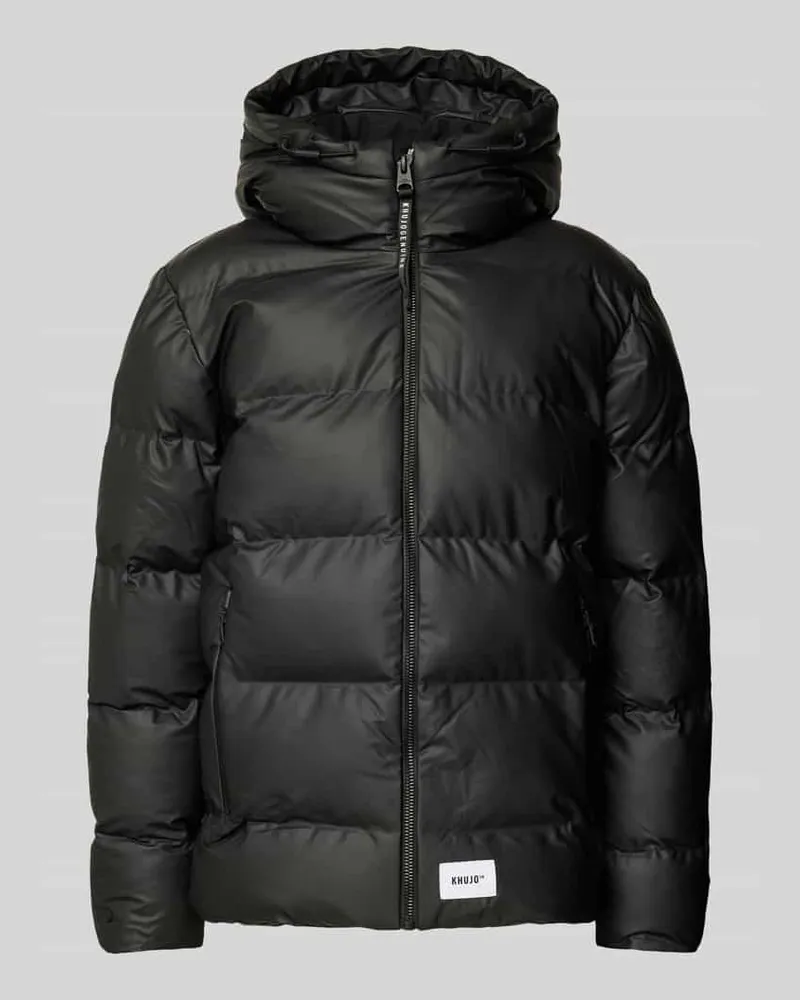 khujo Steppjacke mit Label-Patch Modell 'Dover Black