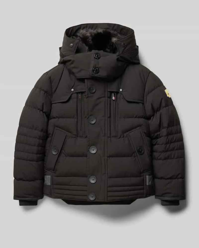 Wellensteyn Steppjacke mit Label-Detail Modell 'Starstream Black