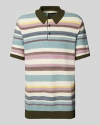 Scotch&Soda Regular Fit Poloshirt mit Strukturmuster Offwhite