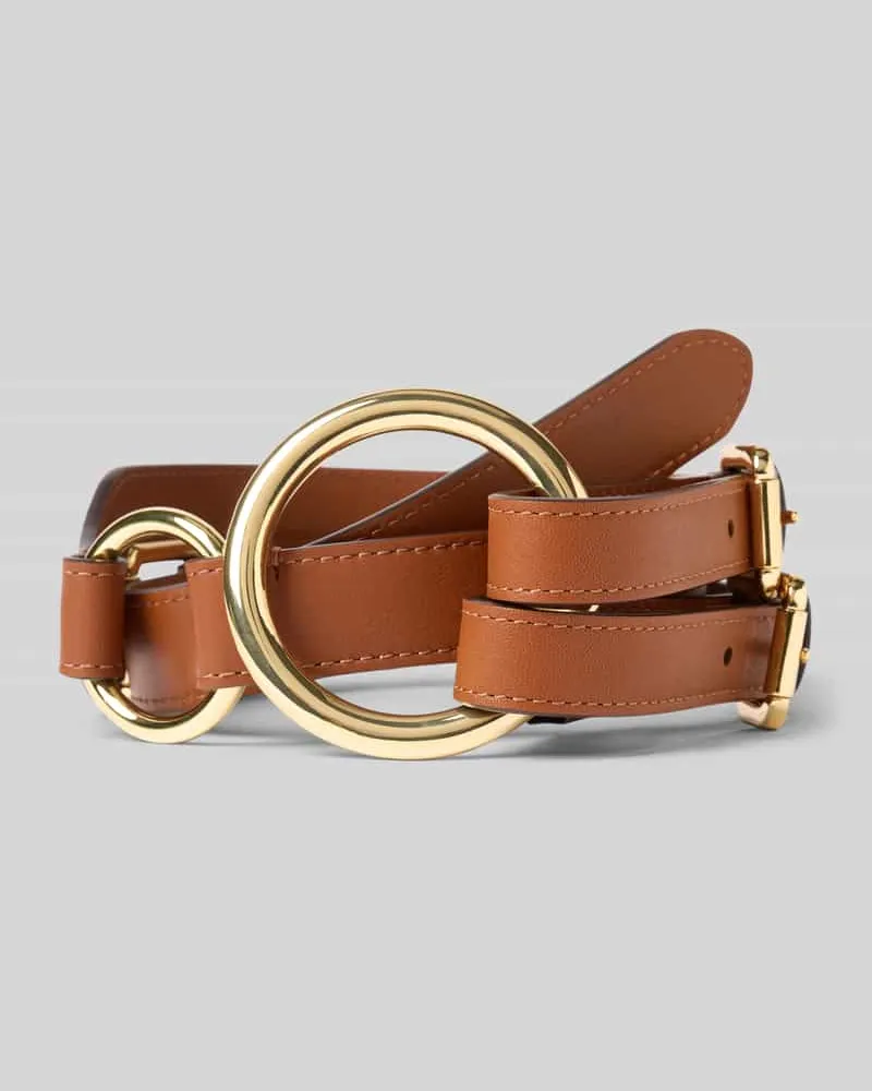 Ralph Lauren Gürtel mit Zier-Applikation Cognac