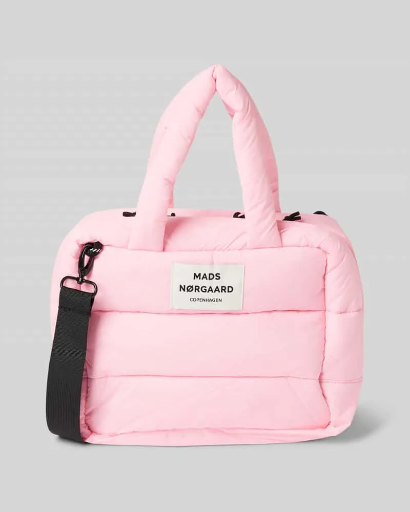 Mads Nørgaard Handtasche mit Label-Detail Pink