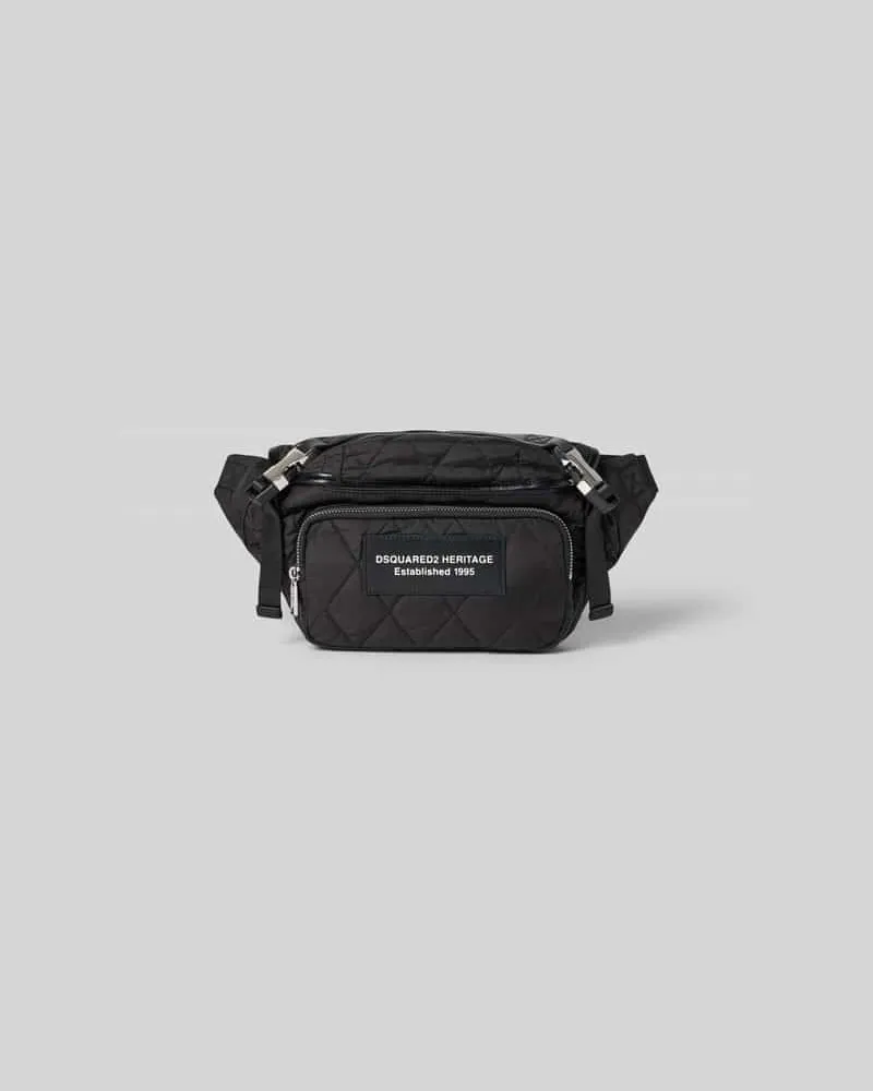 Dsquared2 Bauchtasche mit Label-Detail Black