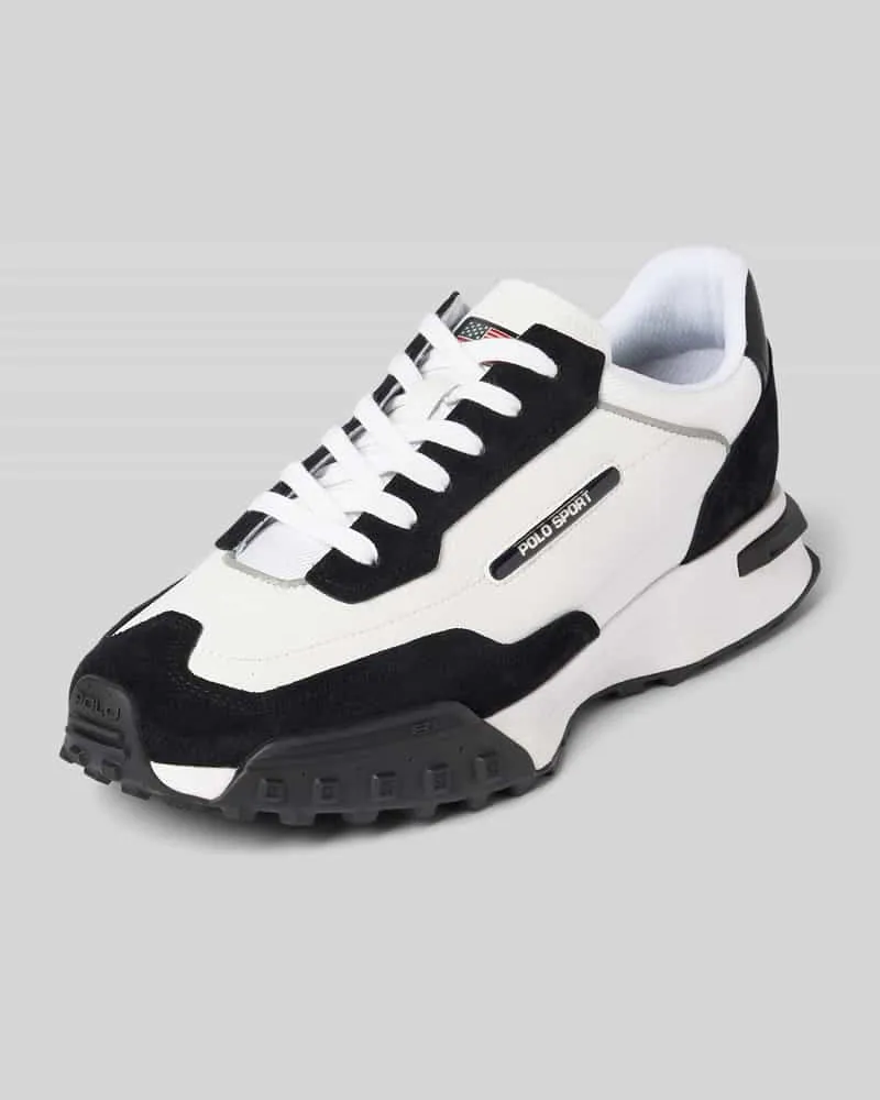 Ralph Lauren Sneaker aus Leder-Textil-Mix Modell 'PS 275 Black