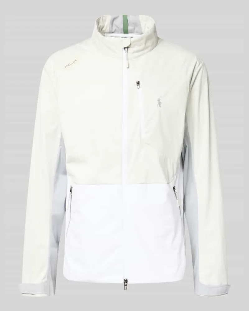 Ralph Lauren Jacke mit Stehkragen und Zweiwege-Reißverschluss Stein