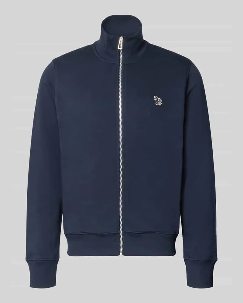 Paul Smith Regular Fit Sweatjacke aus Baumwolle Marine