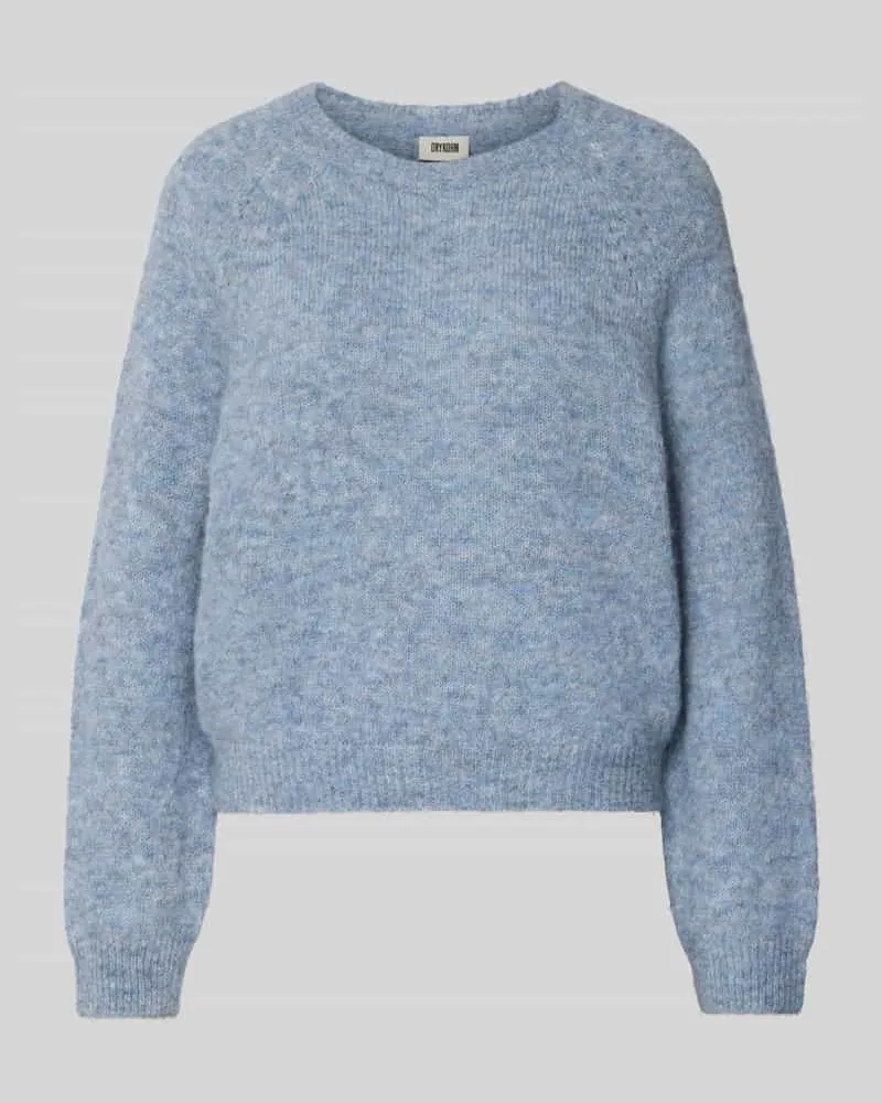 Drykorn Strickpullover aus Alpaka-Mix Modell 'PEMIRI Hellblau