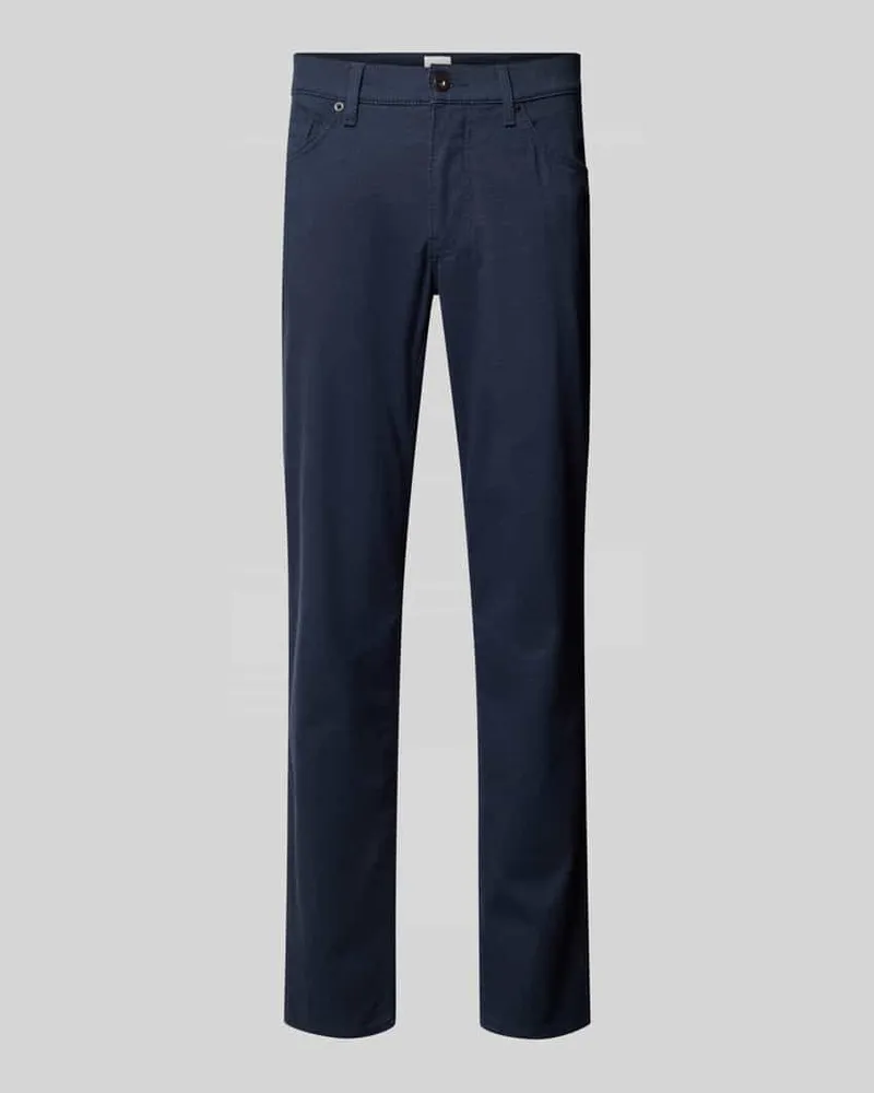 Brax Stoffhose mit Viskose-Anteil im 5-Pocket-Design Modell 'Cadiz Marine