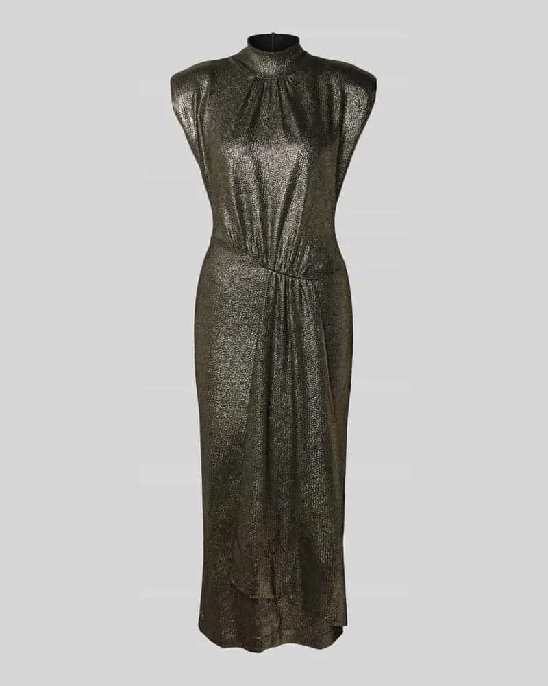 Essentiel Körpernahes Abendkleid aus Lurex Modell 'IQUARIUS Silber