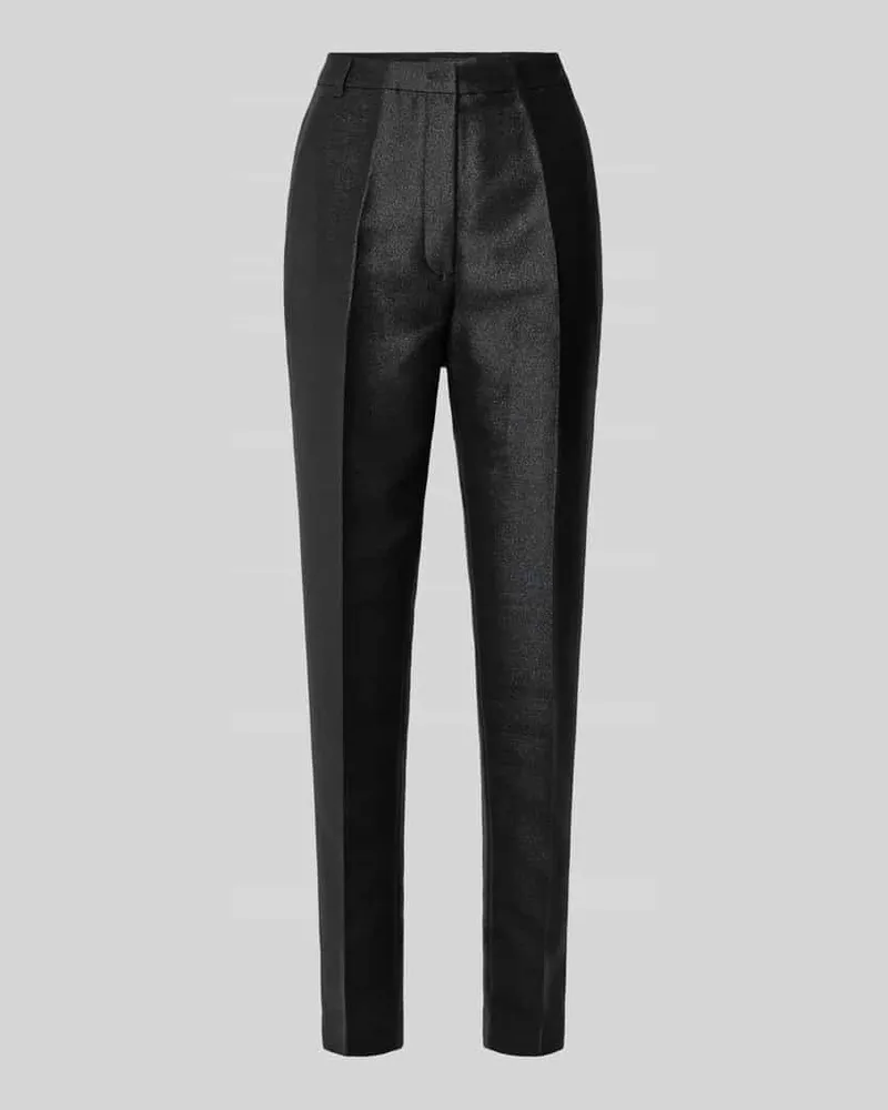 Marc Cain Feminine Fit Hose mit Bügelfalten Black