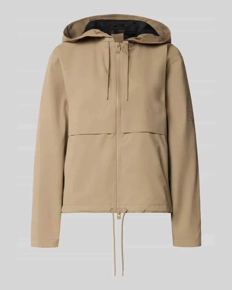 RAINS Regular Fit Jacke mit Kapuze Modell 'Suva Beige