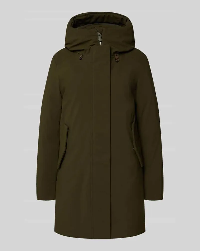 Save The Duck Parka mit gefüttertem Stehkragen Modell 'Nellie Oliv