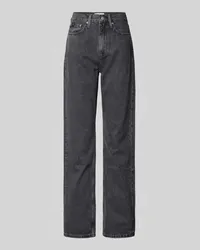 Calvin Klein Straight Fit Jeans im 5-Pocket-Design Dunkelgrau