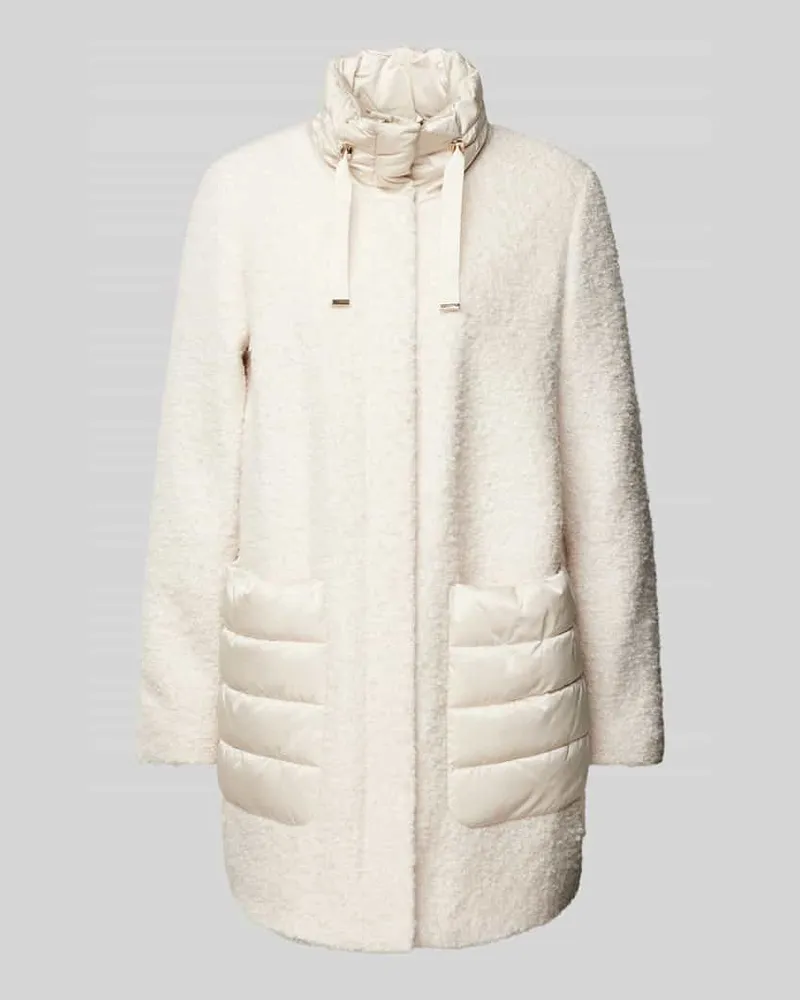 COMMA Mantel mit Eingrifftaschen Offwhite