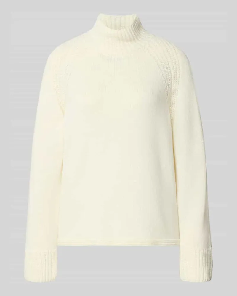 JOOP! Regular Fit Pullover mit Woll- und Kaschmir-Anteil Modell 'Kustra Ecru