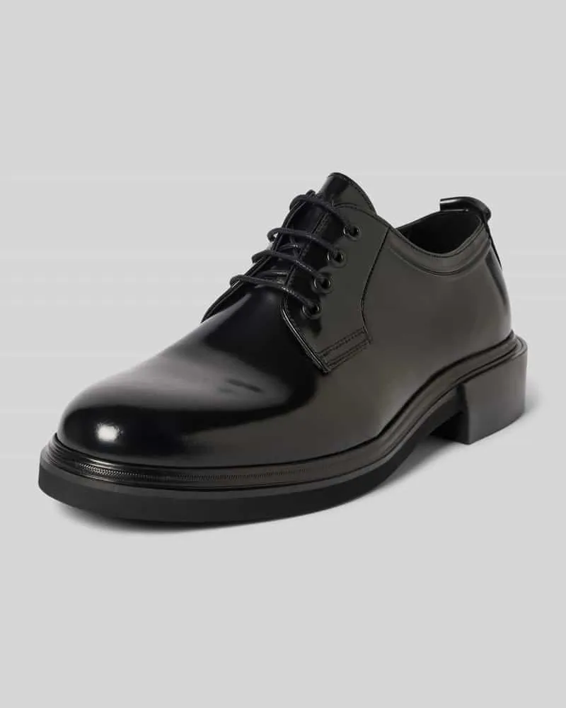 Calvin Klein Derby aus Leder Modell 'POSTMAN Black