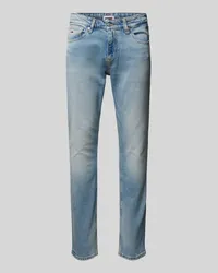 Tommy Hilfiger Slim Fit Jeans mit Label-Patch Modell 'SCANTON Hellblau