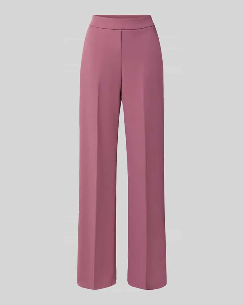 Rinascimento Straight Fit Stoffhose mit Bügelfalten Altrosa