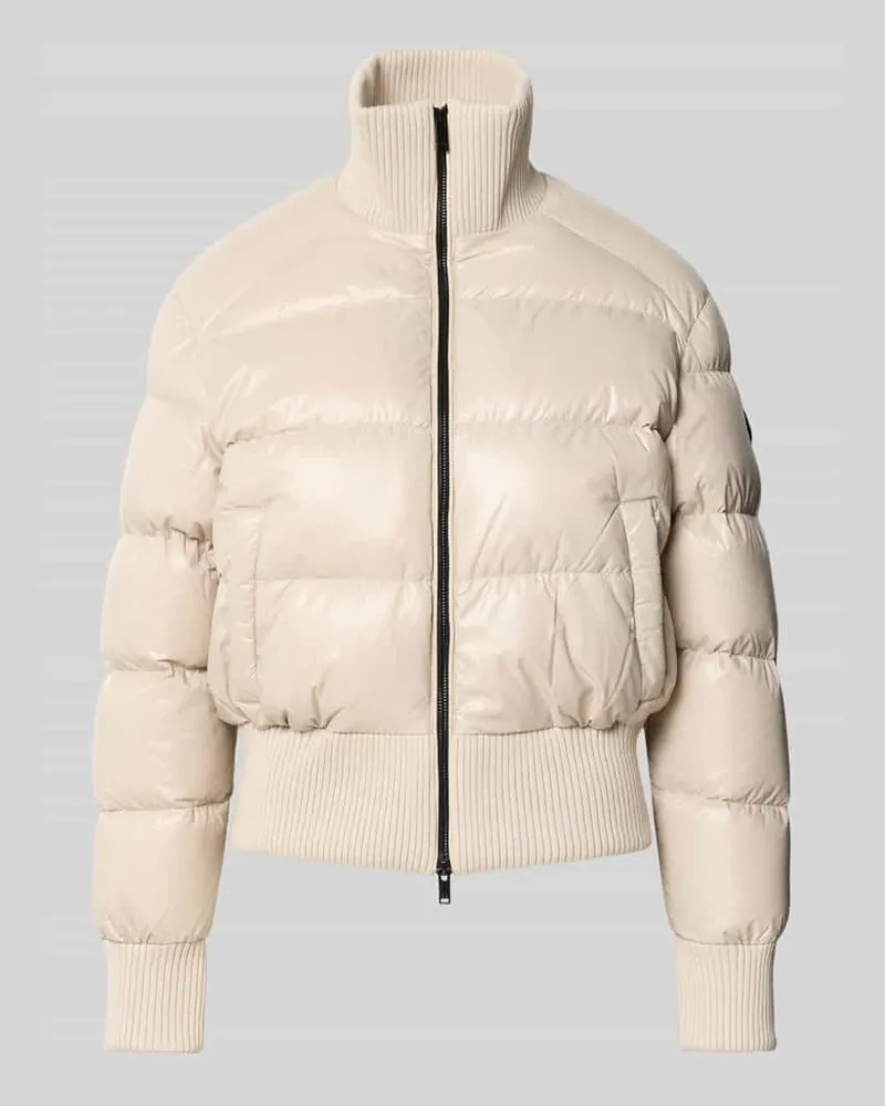 Moose Knuckles Funktionsjacke mit Logo-Patch Modell 'queens bomber Beige