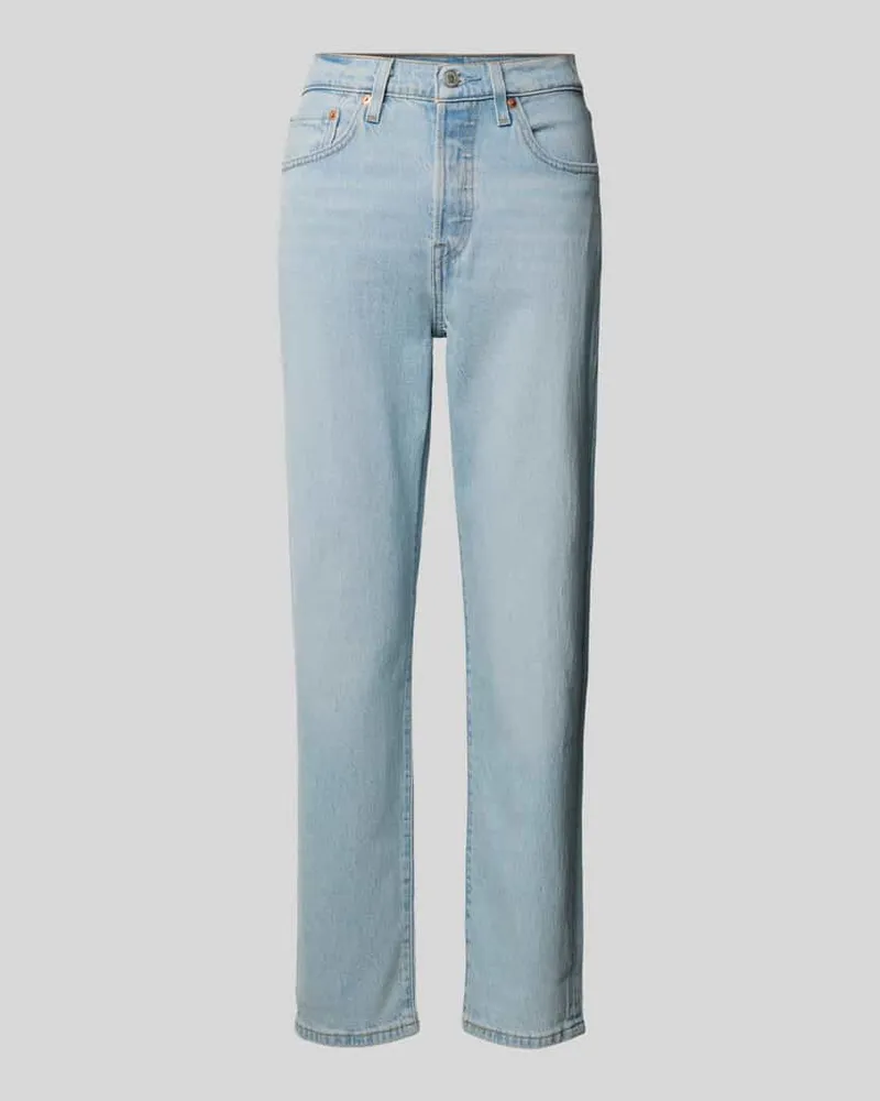 Levi's Straight Fit Jeans mit 5-Pocket-Design Hellblau