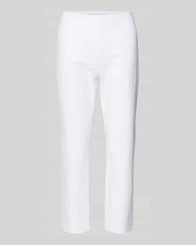 RAFFAELLO ROSSI  Skinny Fit Hose in verkürzter Passform Weiss