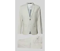 Slim Fit Anzug im unifarbenen Design Modell 'CEDRIC