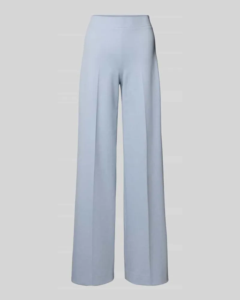 Drykorn Hose mit weitem Bein und Bügelfalten Modell 'BEFORE Hellblau