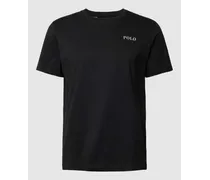 T-Shirt mit Label-Print Modell 'LIQUID COTTON