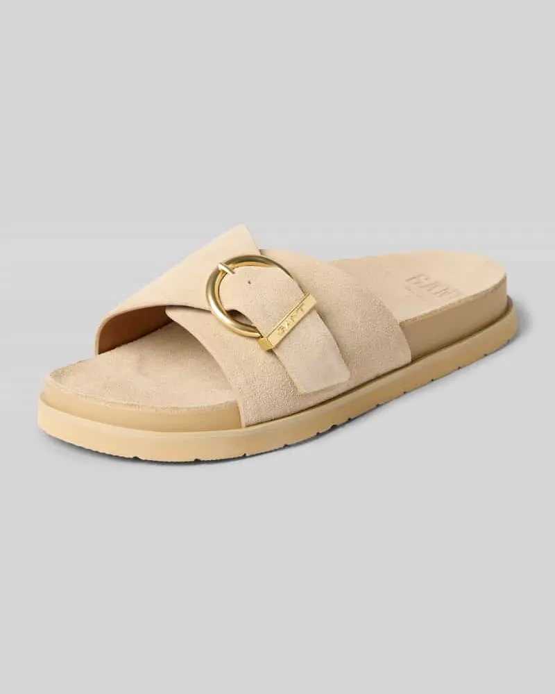 Gant Slipper aus echtem Leder Modell 'Mardale Beige