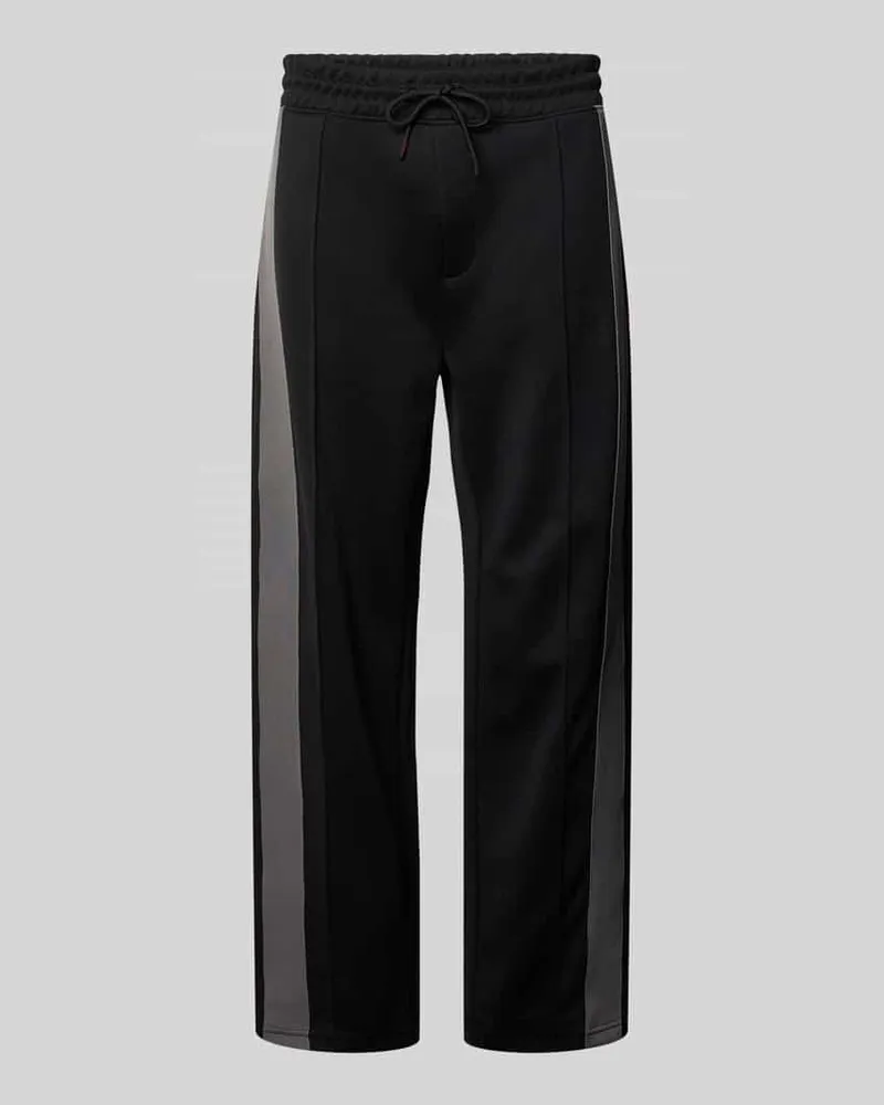 HUGO BOSS Sweatpants mit elastischem Bund Modell 'Dishorto' -  X RB Black