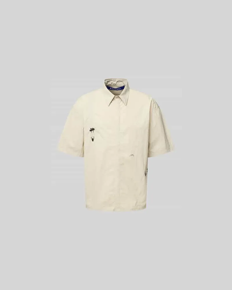 A-COLD-WALL* Freizeithemd mit Kentkragen Beige