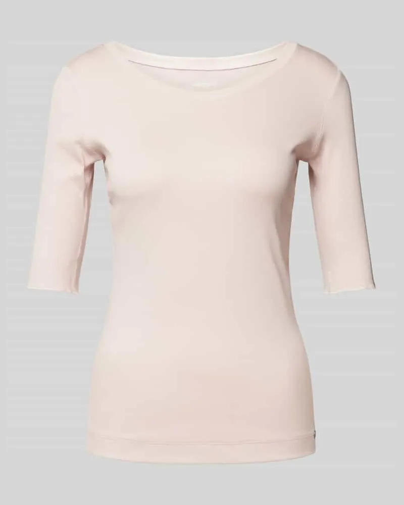 Marc Cain T-Shirt mit Rundhalsausschnitt Rosa