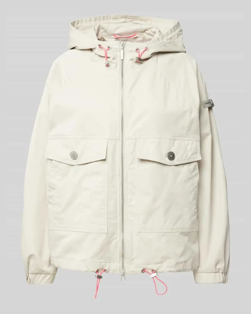Frieda & Freddies Jacke mit Zweiwege-Reißverschluss Modell 'DOLORES Sand