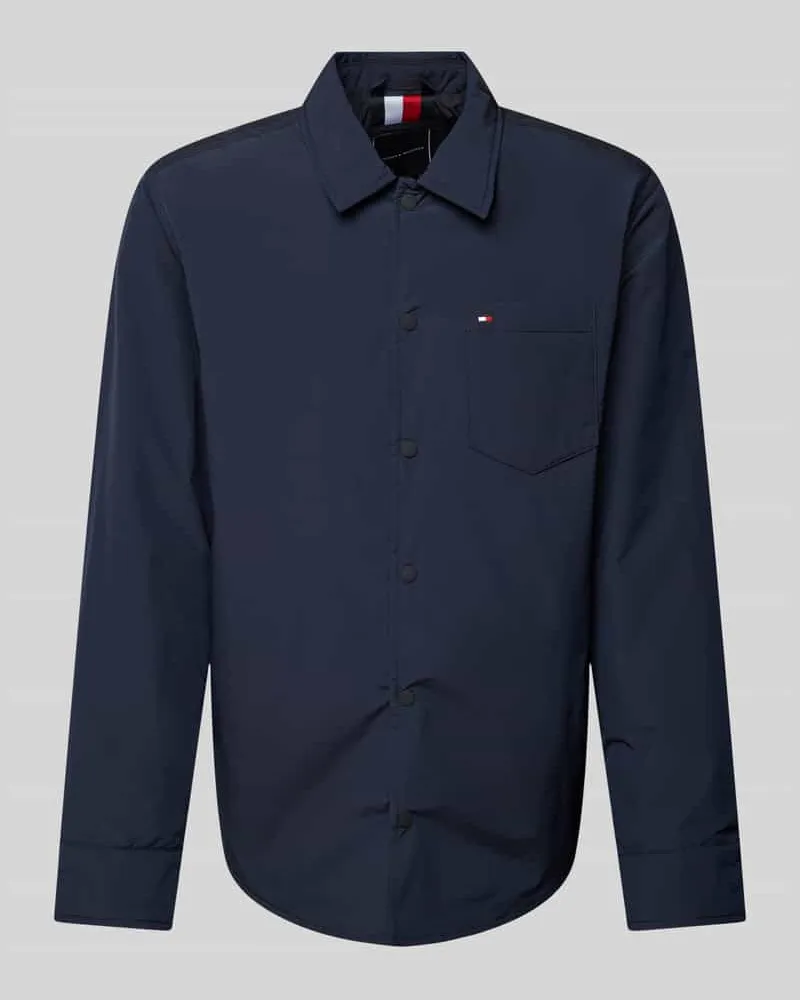 Tommy Hilfiger Jacke mit Brusttasche Marine