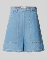 Max Mara Shorts in Denim-Optik Modell 'ELICA Jeansblau