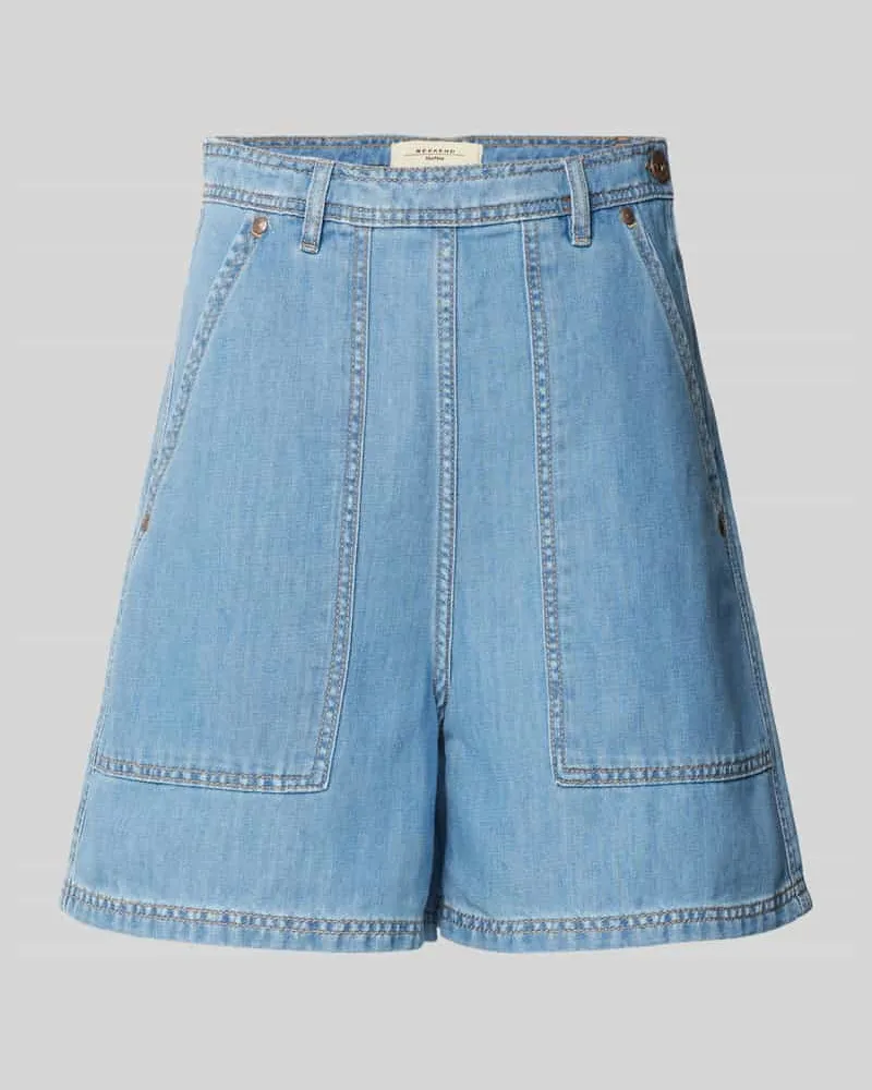 Max Mara Shorts in Denim-Optik Modell 'ELICA Jeansblau