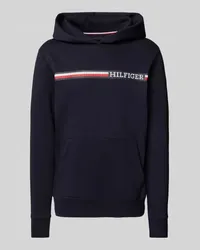 Tommy Hilfiger Hoodie mit Label-Print Marine