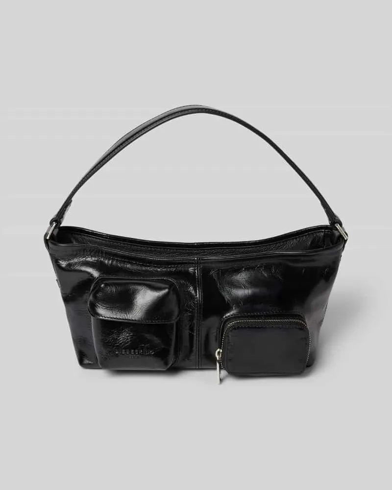 Liebeskind Crossbody Bag in Leder-Optik Black