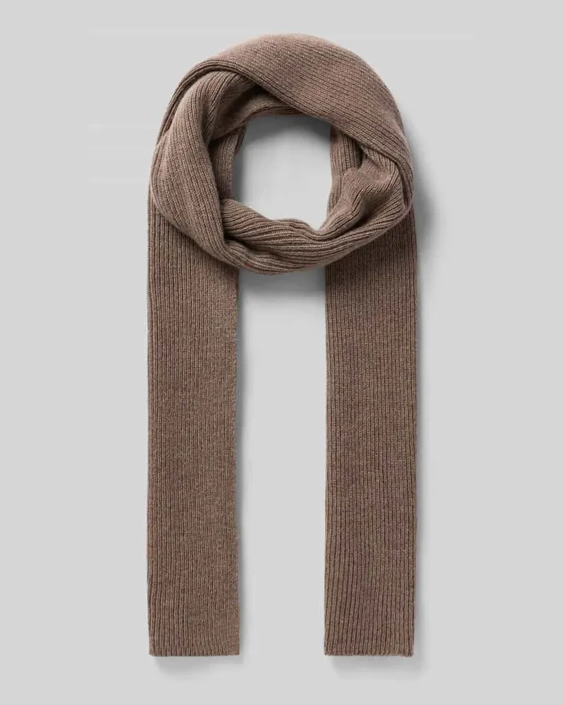 UNIO Schal mit Schurwoll-Anteil MADE in Germany Taupe