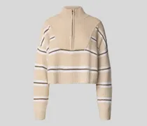 Cropped Strickpullover aus reinem Kaschmir