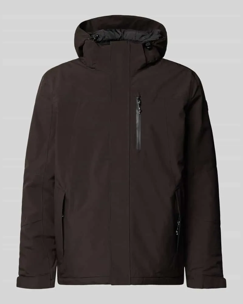 Killtec Jacke mit Reißverschlusstaschen Black