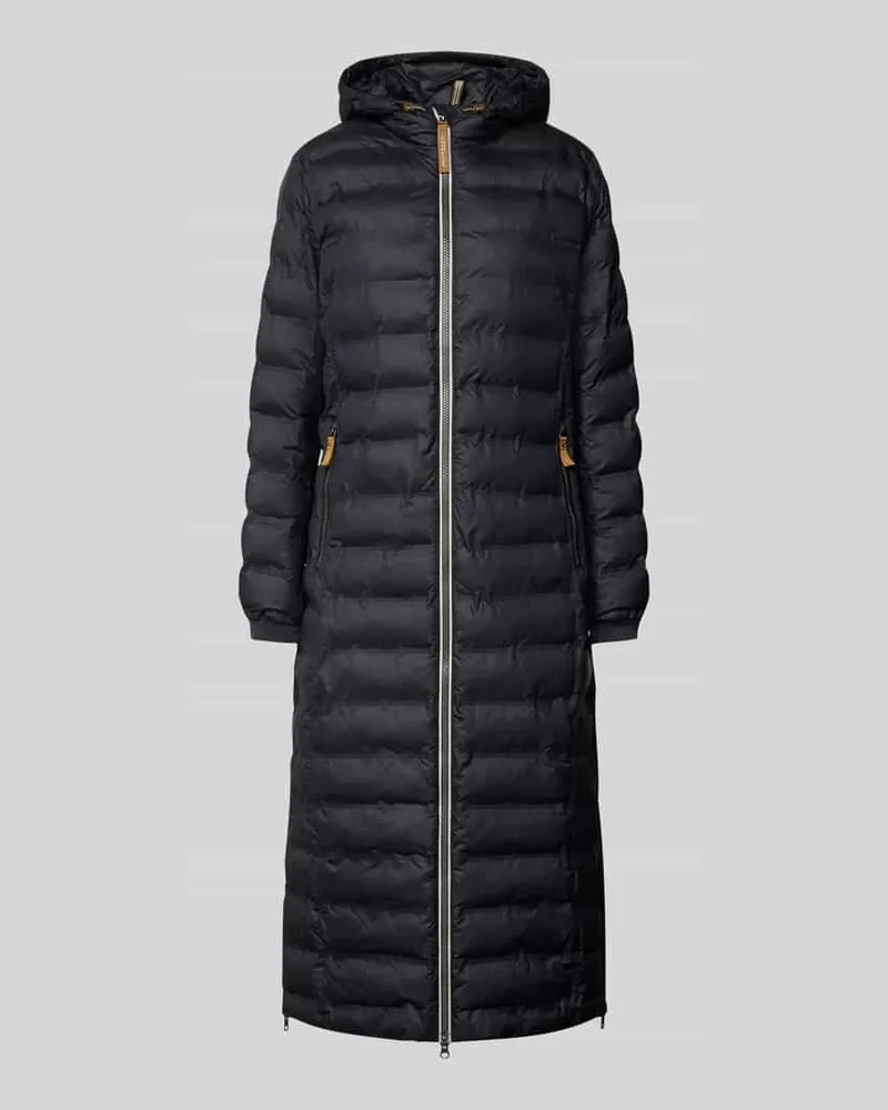 Camel Active Steppmantel mit Kapuze Black