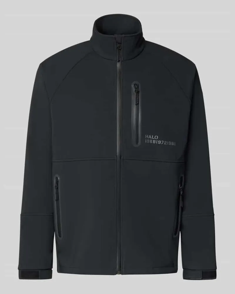 HALO Softshell-Jacke mit Reißverschlusstaschen Modell 'ELITE Black