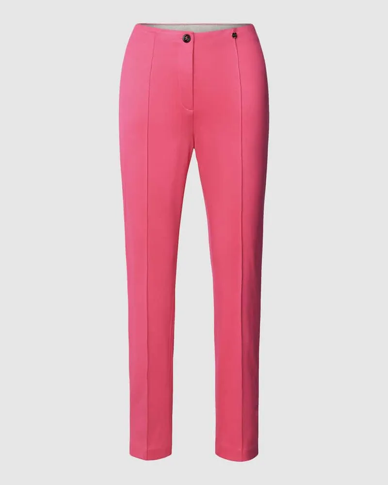 Marc Cain Stoffhose mit fixierten Bügelfalten Pink